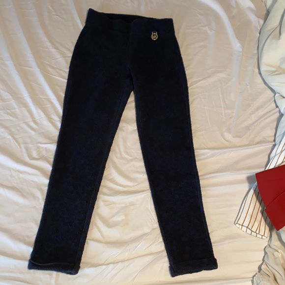 COPY - MICHAEL KORS blue/black stretchy skinny pant - Picture 3 of 4
